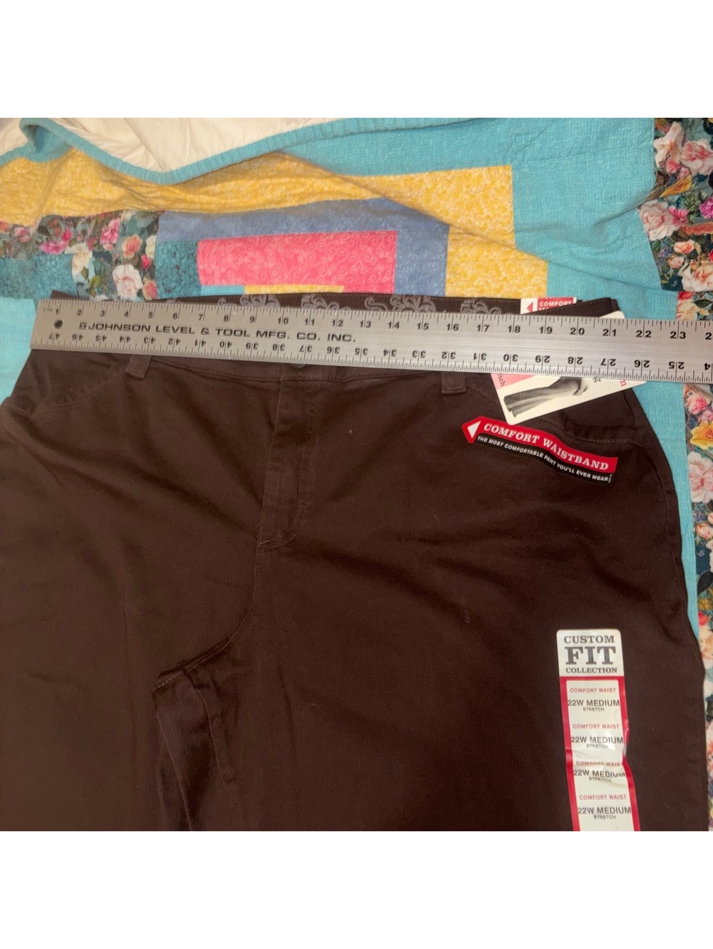 Lee NEW $50 Comfort Waistband Pants Womans 22W Medium Custom Fit - Picture 6 of 7